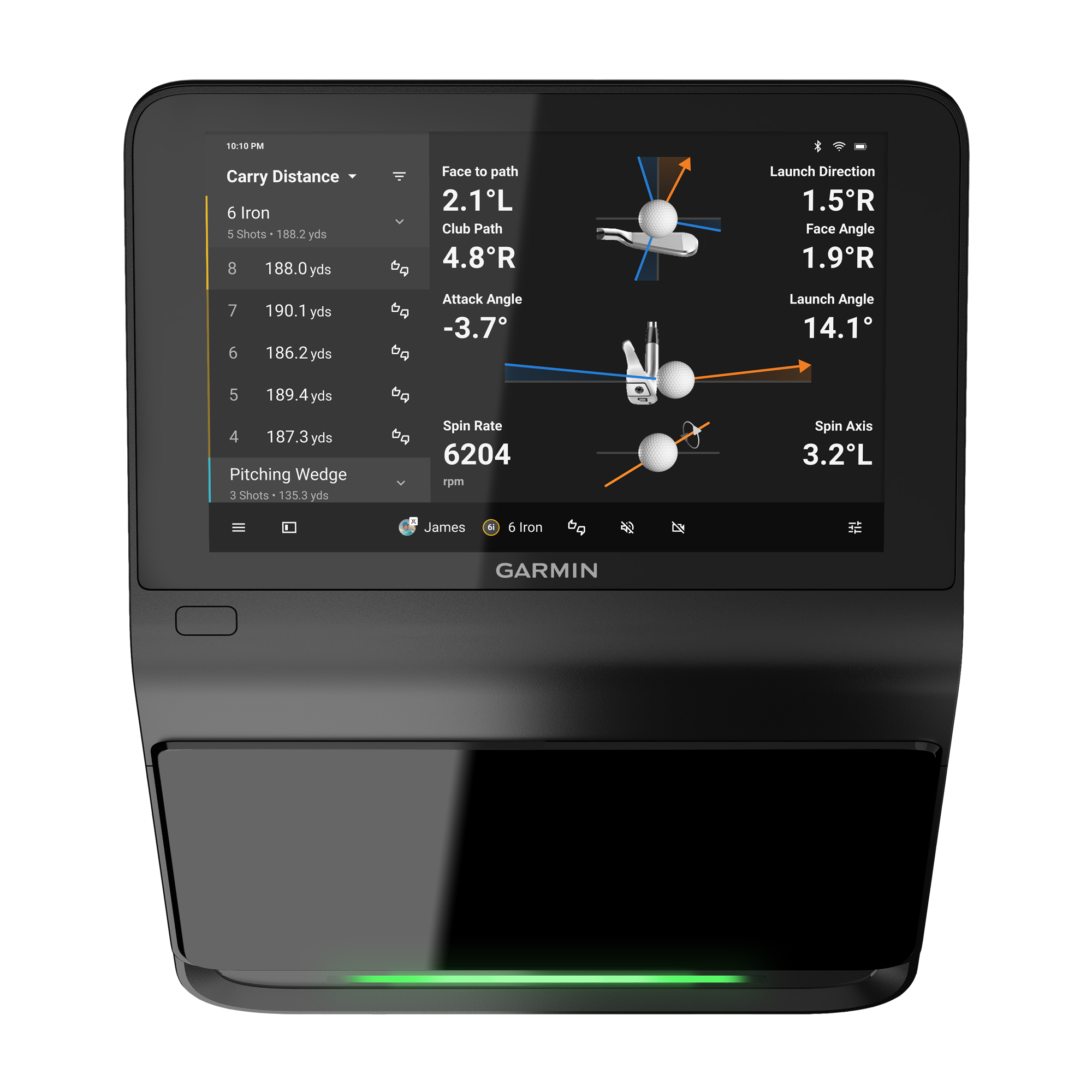 Garmin Approach R50 Premium Golf Launch Monitor and Simulator - Links ...