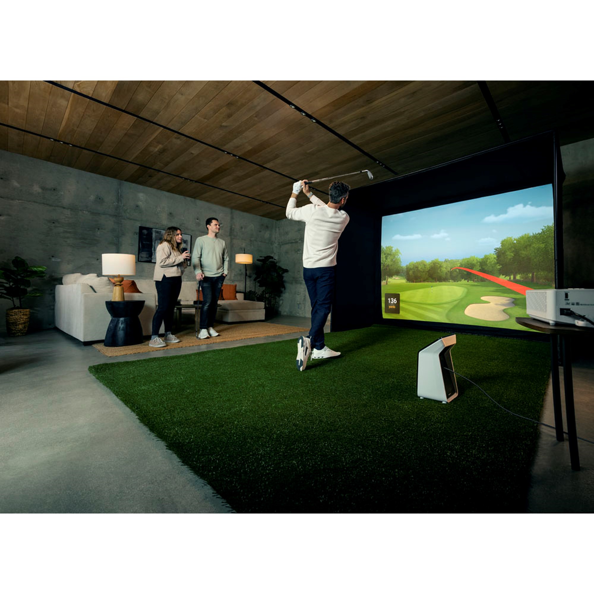 Garmin Approach R50 Premium Golf Launch Monitor and Simulator - Links ...