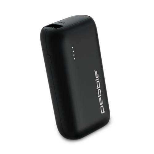 Pebble PZ-5 Power Bank_Black_Front-Angled.png