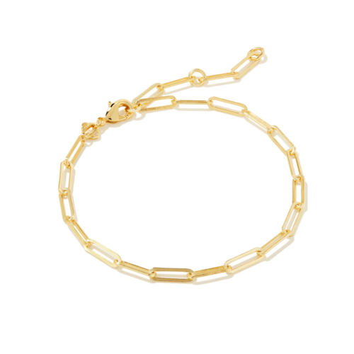 Kendra Scott Courtney Paperclip Bracelet in Gold